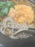 簡単　メンチカツ蕎麦