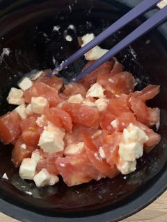 クリームチーズとトマトのあえ物-レシピのメイン写真