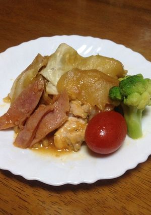 鶏肉とキャベツの重ね土鍋煮~ポーランド風-レシピのメイン写真