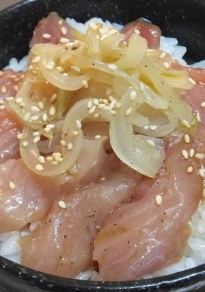 マグロの漬け丼・ポキ風-レシピのメイン写真