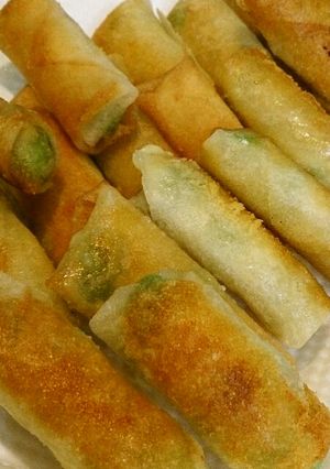 余った春巻きの皮でミニ枝豆チーズ揚げ-レシピのメイン写真