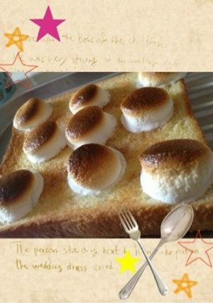 マシュマロ on トースト＊-レシピのメイン写真
