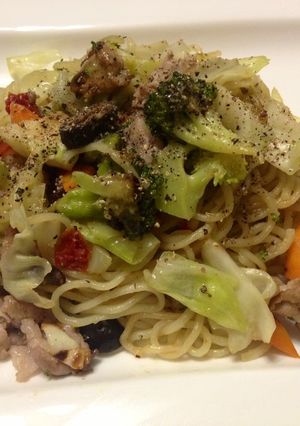 洋風焼きそば（白ワインソース）-レシピのメイン写真