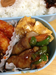 お弁当に❤ピーマンと人参肉巻き照り焼き-レシピのメイン写真