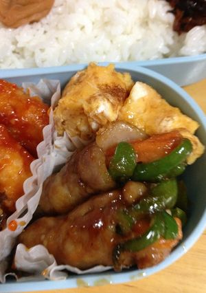 お弁当に❤ピーマンと人参肉巻き照り焼き-レシピのメイン写真