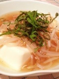簡単☆白だしで豆腐のもやしあんかけ-レシピのメイン写真