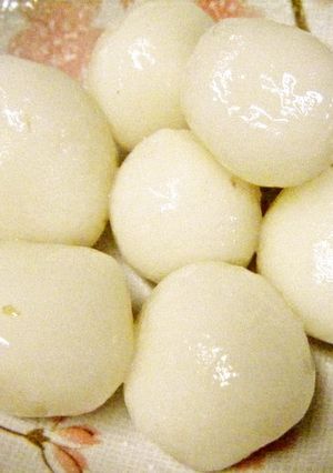 米粉で美味しいお月見団子-レシピのメイン写真