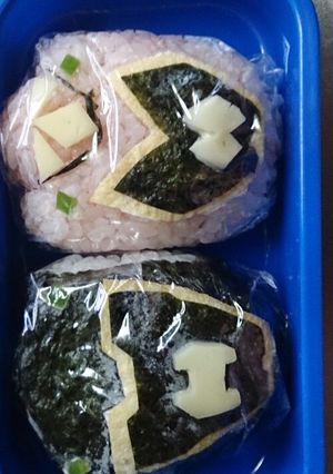キョウリュウジャー ブラックとピンク-レシピのメイン写真