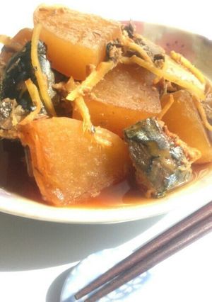 さば缶と大根の煮物-レシピのメイン写真