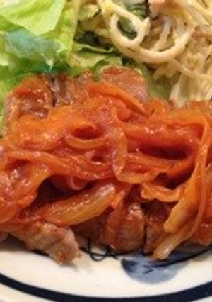 ポークケチャップ♡-レシピのメイン写真