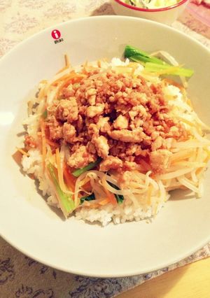 ビビンパ風丼-レシピのメイン写真