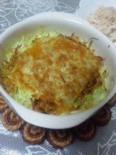 キャベツとしらすのチーズ焼き-レシピのメイン写真