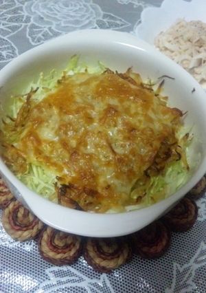 キャベツとしらすのチーズ焼き-レシピのメイン写真