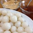 ☆簡単!モチモチ♡上新粉でお月見団子☆