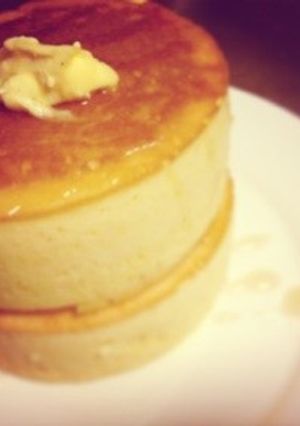 憧れの 極厚ふわふわパンケーキ ♡♡♡-レシピのメイン写真