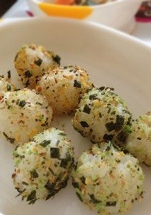 離乳食☆手づかみふりかけおにぎり-レシピのメイン写真