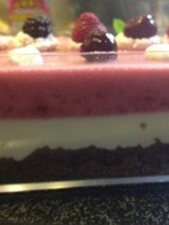 ラズベリーとチーズのムースケーキ ♡♡♡-レシピのメイン写真