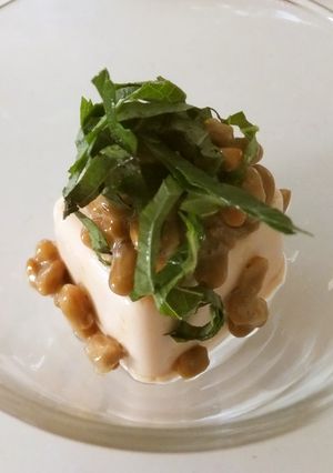 朝食、副菜に最適！即出来！納豆冷奴-レシピのメイン写真