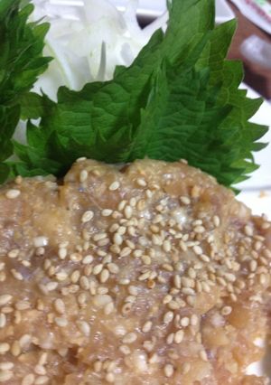 大葉たっぷり鯵のなめろう-レシピのメイン写真