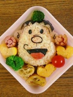 ドラえもん*ジャイアン弁当-レシピのメイン写真