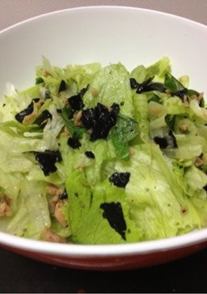 レタスと大葉のツナサラダ-レシピのメイン写真