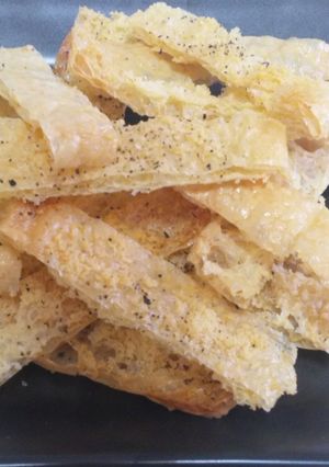 油揚げdeチーズ味チップス☆簡単おやつ-レシピのメイン写真