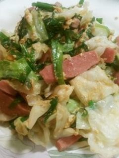 超簡単!醤油風味の野菜炒め-レシピのメイン写真