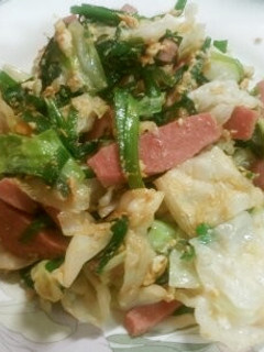 超簡単!醤油風味の野菜炒め-レシピのメイン写真