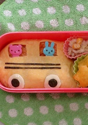 ☆バス☆キャラ弁-レシピのメイン写真