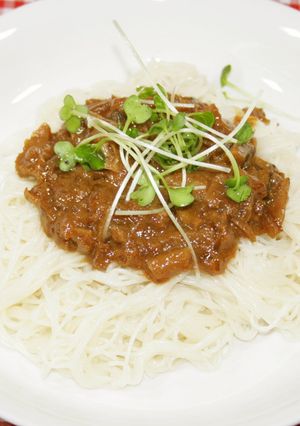 豆乳素麺のジャージャー麺-レシピのメイン写真