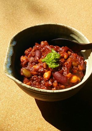 中華風れんこんチリビーンズ-レシピのメイン写真