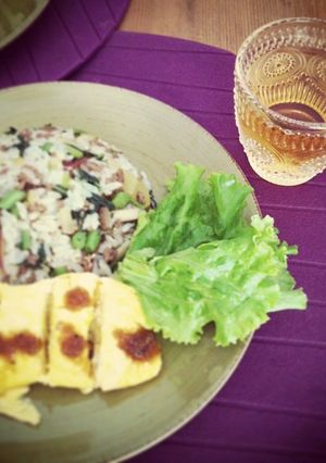 秋のお野菜ゴロゴロまぜごはん。-レシピのメイン写真