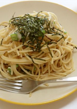 オクラと玉ねぎのたらこパスタ-レシピのメイン写真