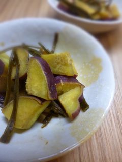 2人分・さつまいもと昆布の煮物-レシピのメイン写真