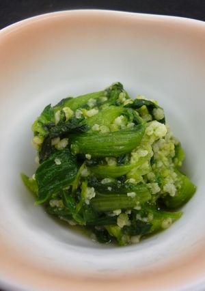 春菊のきび胡麻和え-レシピのメイン写真