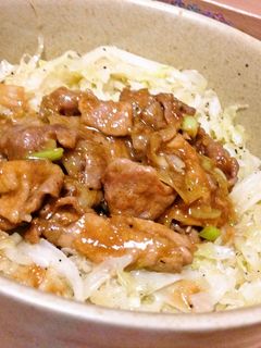 ごはんがススム!豚肉の味噌ダレ丼-レシピのメイン写真