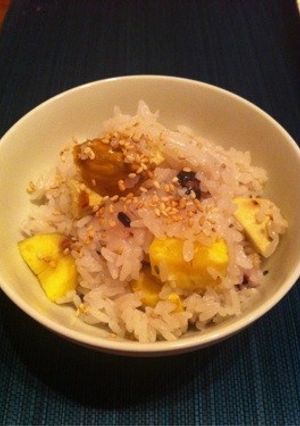 秋の味覚！栗ごはん-レシピのメイン写真