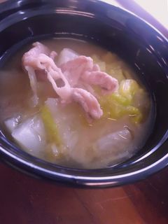 白菜豚汁-レシピのメイン写真