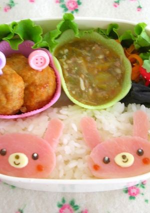 キャラ弁☆ひょっこりうさぎちゃん☆-レシピのメイン写真