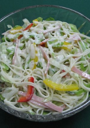 シーザーサラダうーめん-レシピのメイン写真