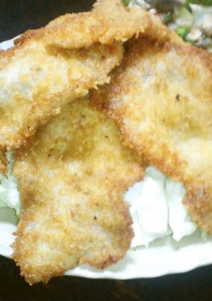 しょうが焼きの肉で、簡単トンカツ-レシピのメイン写真