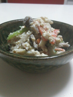 秋の味覚*きのこの 白和え-レシピのメイン写真
