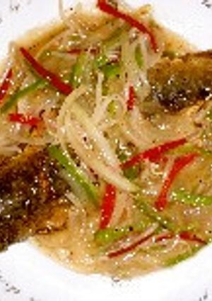 イワナの残り野菜あんかけdeイタりアン♪-レシピのメイン写真