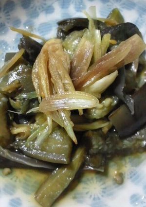 薬味たっぷり、蒸し茄子のおひたし-レシピのメイン写真