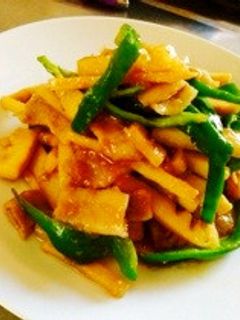 豚肉と竹の子とピーマンの味噌炒め-レシピのメイン写真