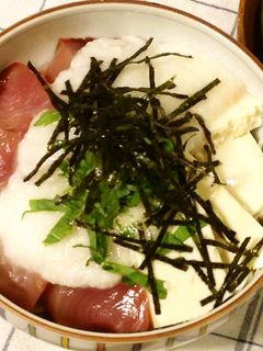 山かけ絹豆腐まぐろ丼-レシピのメイン写真