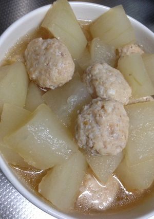 冬瓜と肉団子の煮物-レシピのメイン写真