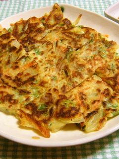 お好み焼き粉で簡単チヂミ-レシピのメイン写真