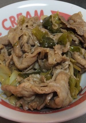 たくさんキャベツと豚こまで回鍋肉風-レシピのメイン写真
