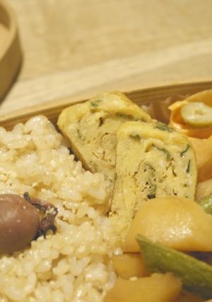 おべんとうに＊しそ入り卵焼き-レシピのメイン写真